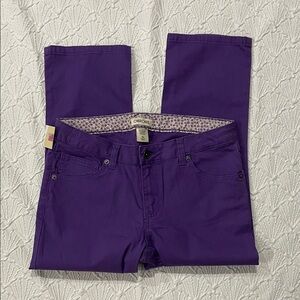Cherokee Purple Girls 16 Denim Capri w/Adjustable Waist